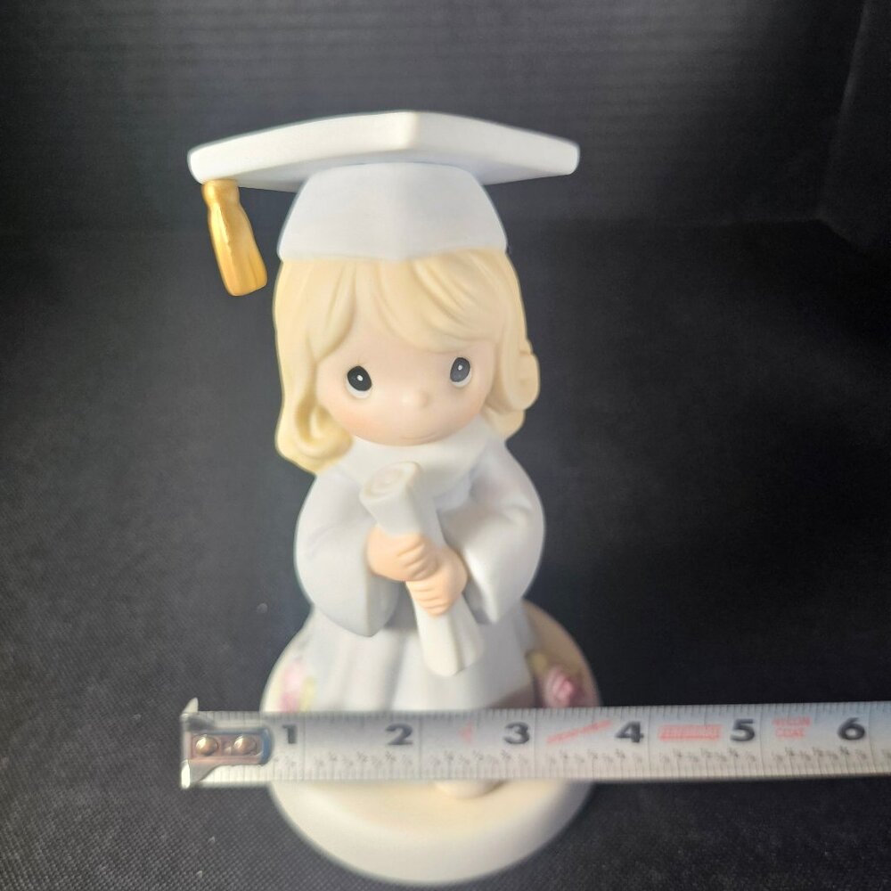 Precious Moments Graduation The Lord Is The Hope Of Our Future Blonde Haired - Picture 9 of 9